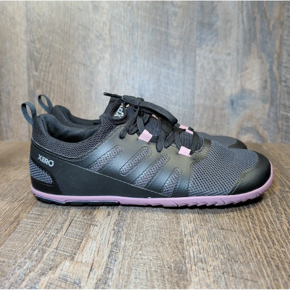 XERO Forza Runner Barefoot Minimalist Sneaker Black Elderberry Women's Size 8 - Picture 2 of 13